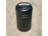 黑色60升塑料桶双口60L塑料桶60公斤闭口桶